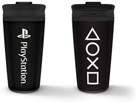 Matkamuki: Playstation (Onyx) Metal Travel Mug