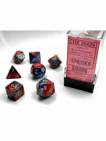 Noppasetti: Chessex Gemini - Blue-Red/Gold (7)