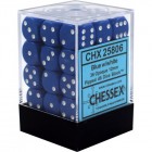 Noppasetti: Chessex Opaque 16mm D6 Blue/White (12)