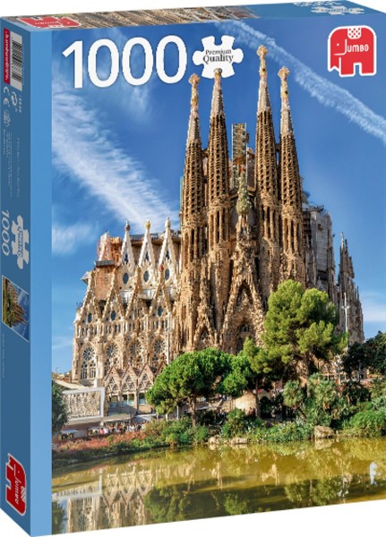 Palapeli: Sagrada Familia View Barcelona (1000)  - Lautapelit -  Puolenkuun Pelit pelikauppa