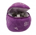 Noppapussi: D20 Plush Dice Bag (Purple)