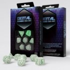 Noppasetti: Digital Glowing dice set (7 noppaa)
