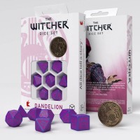 Noppasetti: Witcher - Dice Set. Dandelion the Conqueror of Hearts