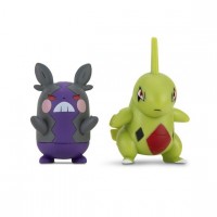 Pokemon: Battle Figure - Larvitar And Hangry Morpeko (5cm)