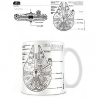 Muki: Star Wars - Millennium Falcon Sketch (315ml)