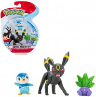 Pokemon: Action Figure 3 Pack - Umbreon, Oddish & Piplup