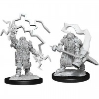 D&D Nolzur\'s Marvelous Unpainted Minis: Dwarf Male Cleric (2)