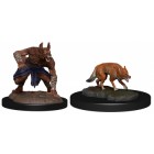 D&D Nolzur's Marvelous Miniatures: Jackalwere & Jackal (2)