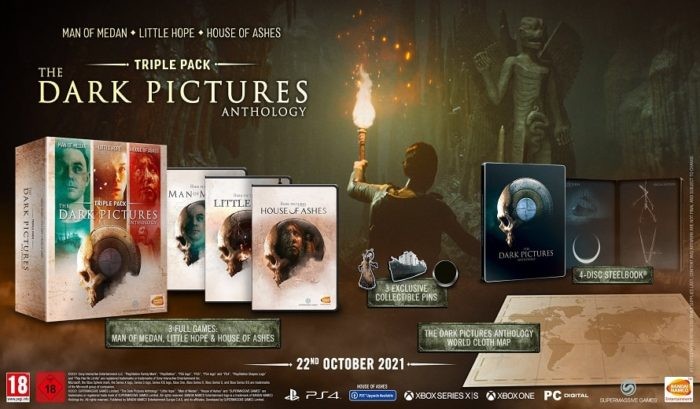 The Dark Pictures Anthology: Triple Pack  - Xbox One - Puolenkuun  Pelit pelikauppa