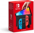 Nintendo Switch: OLED Pelikonsoli (Neon, 2021) (Kytetty)