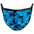 Kasvomaski: Blue Camouflage Reusable Facemask (L)