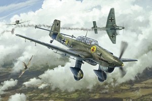 Pienoismalli: Italeri: Junkers JU-87B Stuka (1:48)