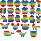 Push Pop It: Fidget Toy - Rainbow (satunnainen muoto)