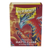 Dragon Shield: Japanese Outer Sleeves - Clear Cosmere Matte (60)