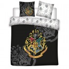 Pussilakanasetti: Harry Potter - Hogwarts Double (Black) (240x220cm)