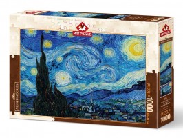 Palapeli: Vincent Van Gogh - Starry Night over the Rhne (1000pcs)