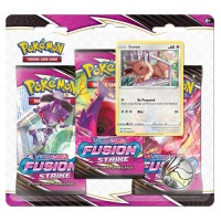 Pokemon Sword & Shield 8: Fusion Strike 3-Pack Blister - Eevee