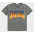 T-paita: Doom - Logo Harmaa (M)