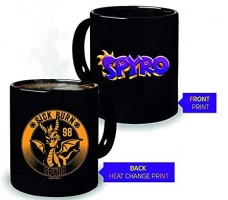 Muki: Spyro - Sick Burn Heat Change Mug (musta)