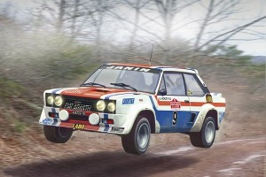 Pienoismalli: Italeri - Fiat 131 Abarth 1977 San Remo (1:24)