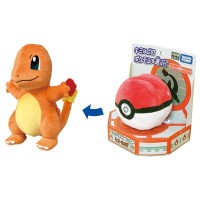 Pehmolelu: Pokemon Reversible Kukurin Pokeball Charmander