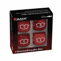 Magic the Gathering: Loyalty Dice Set - Mountain (4kpl)