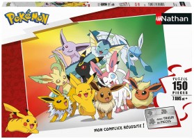 Palapeli: Pikachu and Eeveelutions (XXL Pieces) (150pcs)