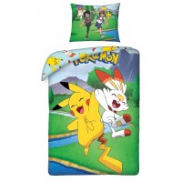 Pussilakanasetti: Pokemon - Pikachu & Scorbunny Reversible