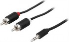 Audiokaapeli: Deltaco - RCA 3.5mm Stereo Cable (2m)