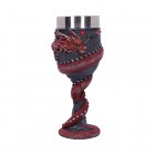 Pikari: Dragon Coil Goblet Red (20cm)