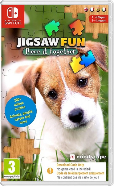 Jigsaw Fun: Piece It Together! (Code-In-A-Box)  - Nintendo Switch -  Puolenkuun Pelit pelikauppa