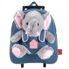 Pehmolelu: Elephant Allie Backpack With Plush Toy (38cm)