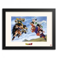 Taulu: Dragon Ball Z - Battle of Sayians Framed Print (30x40cm)