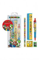 Kirjoitustarvikesetti: Super Mario - Kirjoitusvlineet (5pcs)