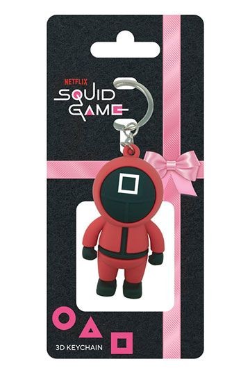 Avaimenperä: Squid Game - 3D Square Guard (6cm)  - Koriste -  Puolenkuun Pelit pelikauppa