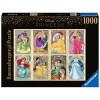 Palapeli: Disney - Art Noveau Princess\' (1000pcs)