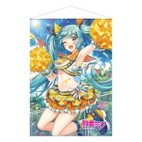 Kangasjuliste: Hatsune Miku - Wallscroll Summer Cheerleader (50x70cm)