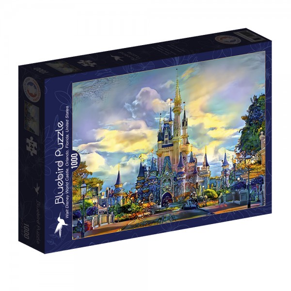 Palapeli: Bluebird Puzzle - Walt Disney World Castle, Florida (1000) -   - Lautapelit - Puolenkuun Pelit pelikauppa