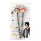 Kyn: Harry Potter Set 2 Pencils With 3D Eraser Toppers