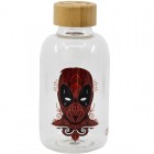 Pullo: Marvel - Deadpool Glass Bottle (620ml)