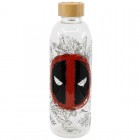 Pullo: Marvel Deadpool - Glass Bottle (1030ml)