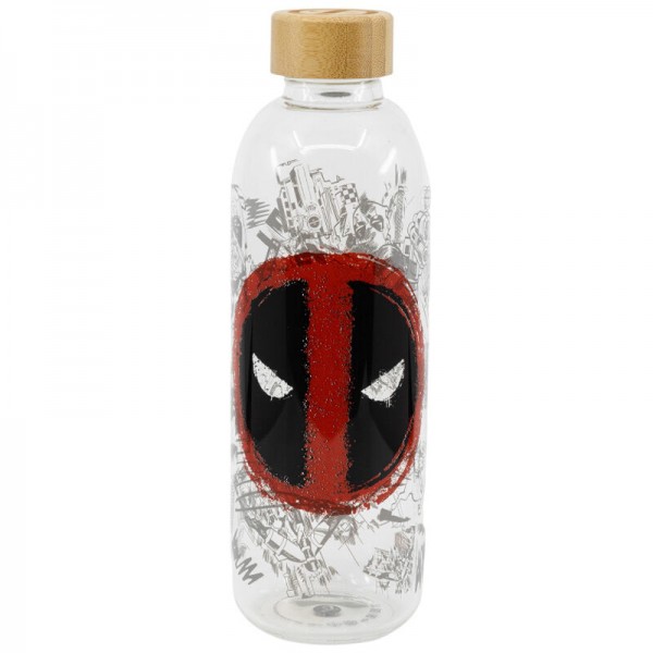Pullo: Marvel Deadpool - Glass Bottle (1030ml)  - Kotiin -  Puolenkuun Pelit pelikauppa