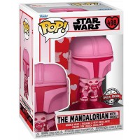 Figu: Funko POP! Vinyl Star Wars Valentines Mandalorian w Grogu