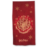 Rantapyyhe: Harry Potter - Hogwarts Cotton Beach Towel Red (70x140cm)