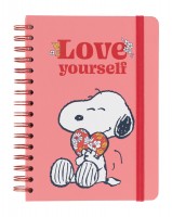 Muistikirja: Snoopy - Love Yourself (A5)