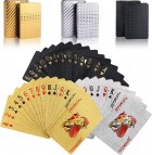 Pelikortit: Metallic Black Foil Playing Cards