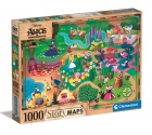 Palapeli: Disney - Alice In Wonderland, Story Maps (1000)