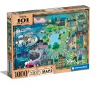Disney Story Maps Jigsaw Puzzle 101 Dalmatians (1000 Pieces)