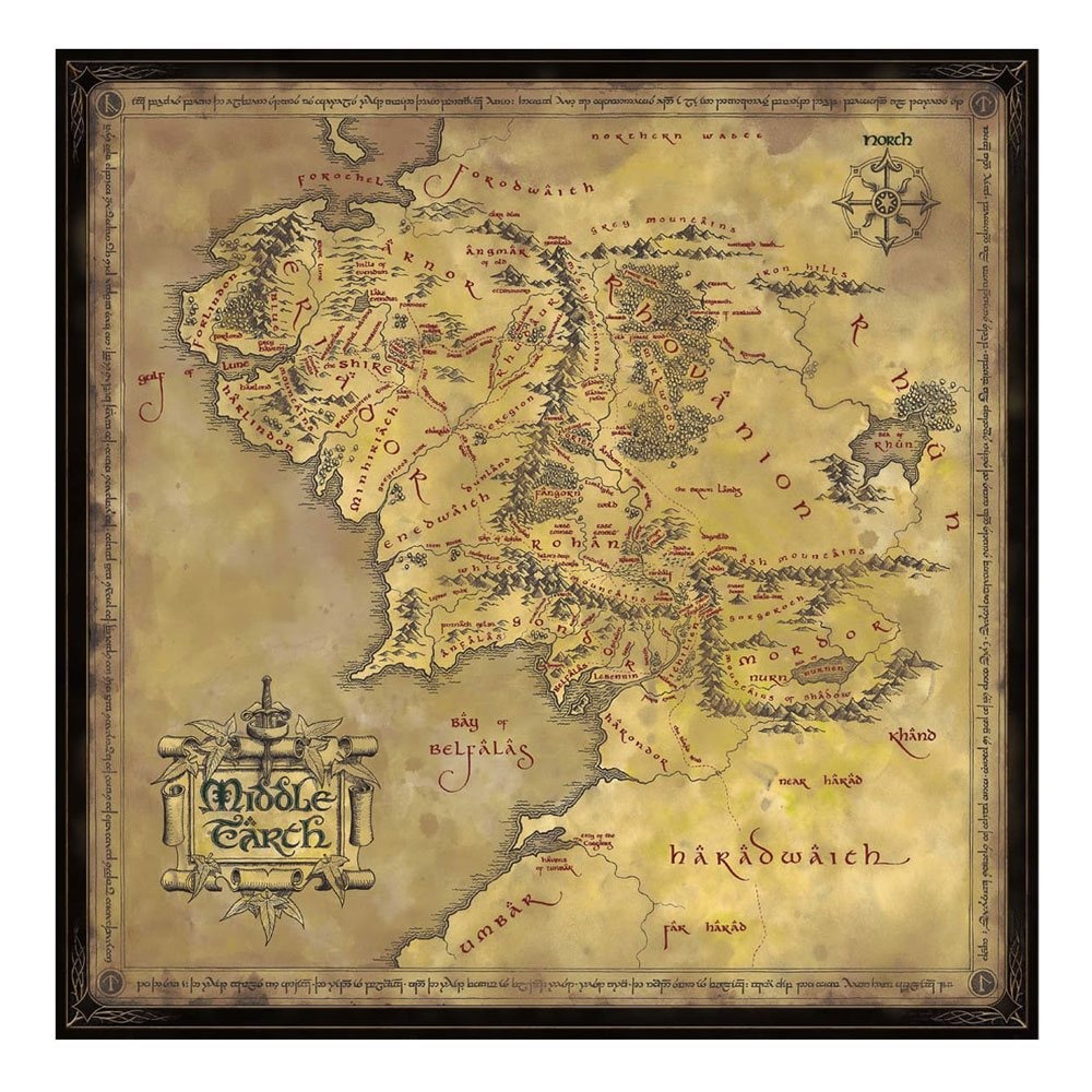 Palapeli: Lord Of The Rings - Middle Earth (1000)  - Lautapelit -  Puolenkuun Pelit pelikauppa