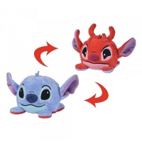 Pehmolelu: Lilo & Stitch - Reversible Stitch/Leroy (8cm)